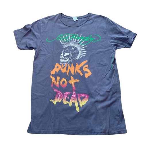 Ed Hardy "PUNKS NOT DEAD" T-shirt